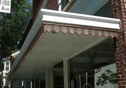 Canopy frame ornamentation