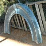Completed arch fabrication.