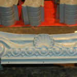 Ionic scroll capital competed and ready to install.