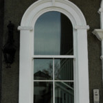 Historically accurate reproduction window trim.